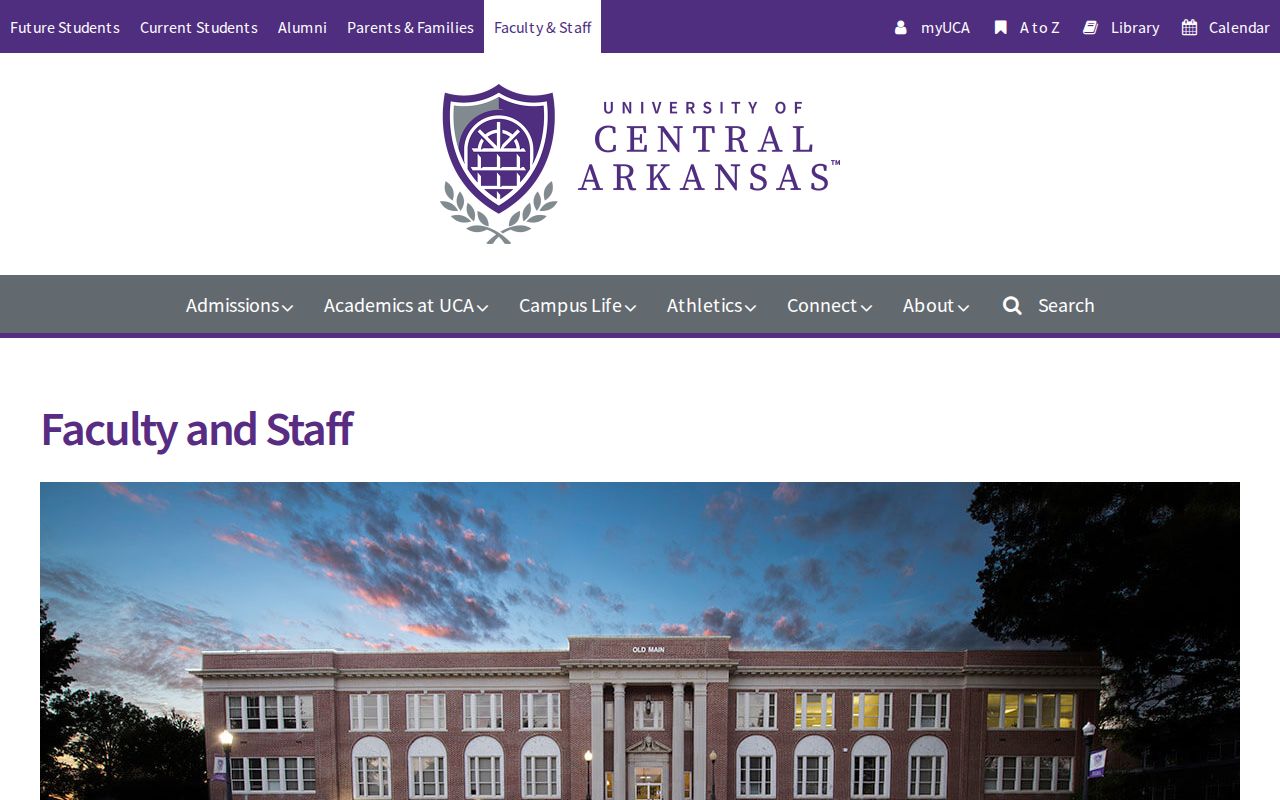 Conway people directories UCA faculty and staff gateway